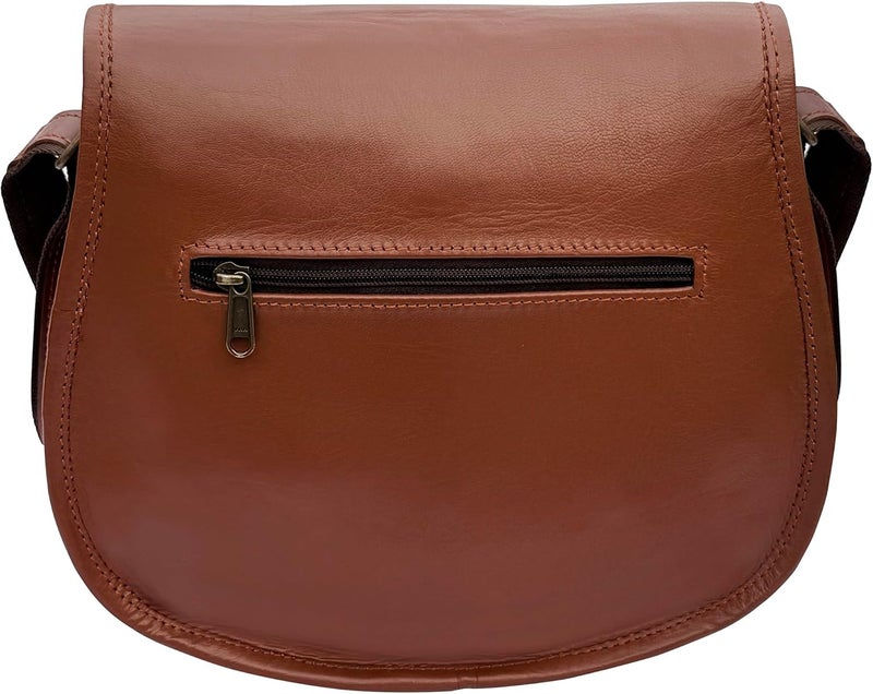 Rustic Town Leather Crossbody Satchel Bag Vintage Purses Handbags for Women - Image 5